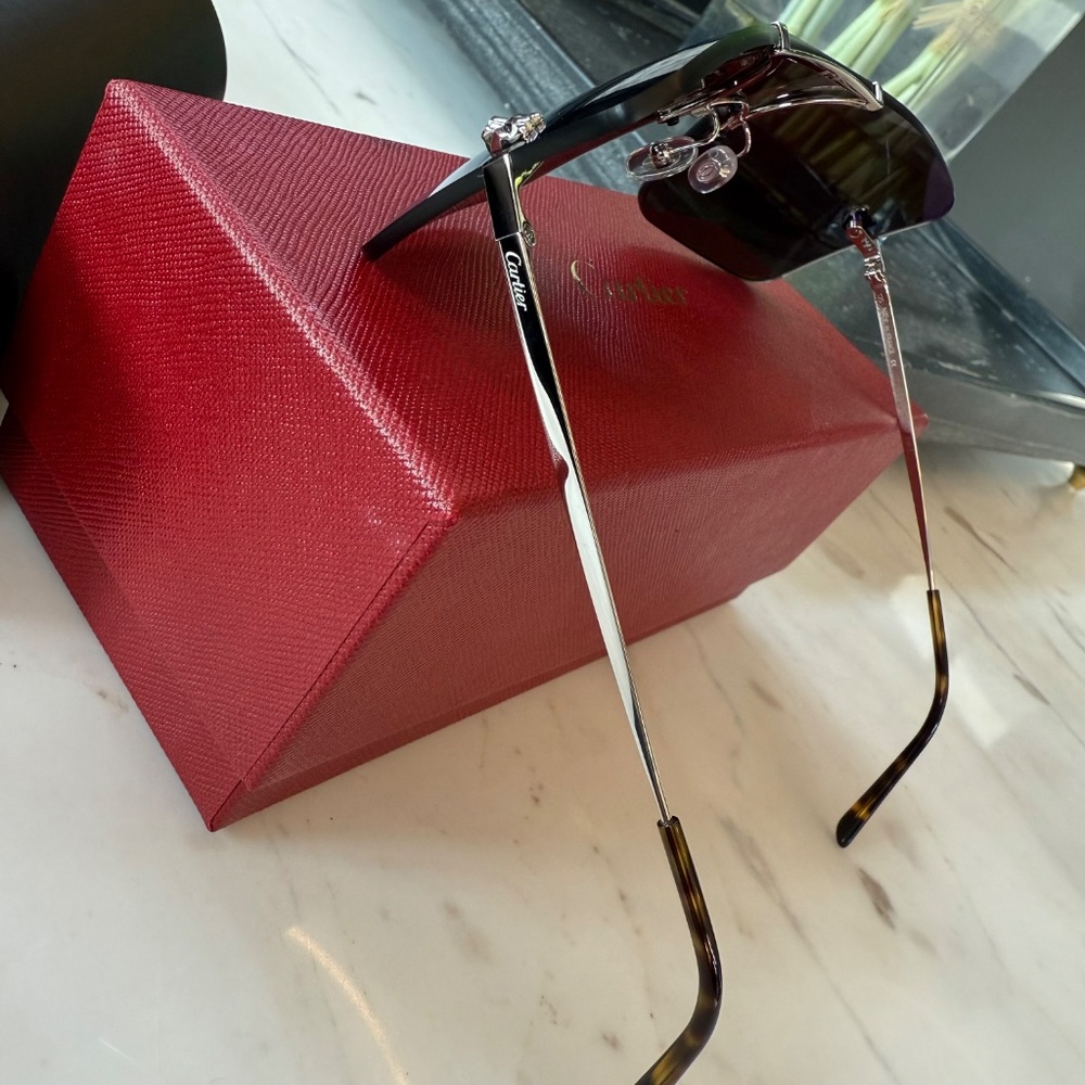 New Cartier Panthers Sunglasses Original - Picture 10 of 16